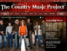 Tablet Screenshot of countrymusicproject.com